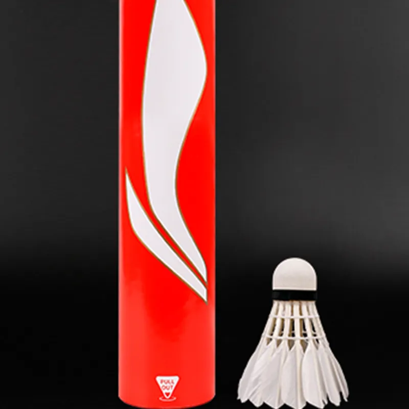 LiNing D3 Duck Feather Shuttlecock 12 Pack Duck Feather Professional Shuttlecocks-1