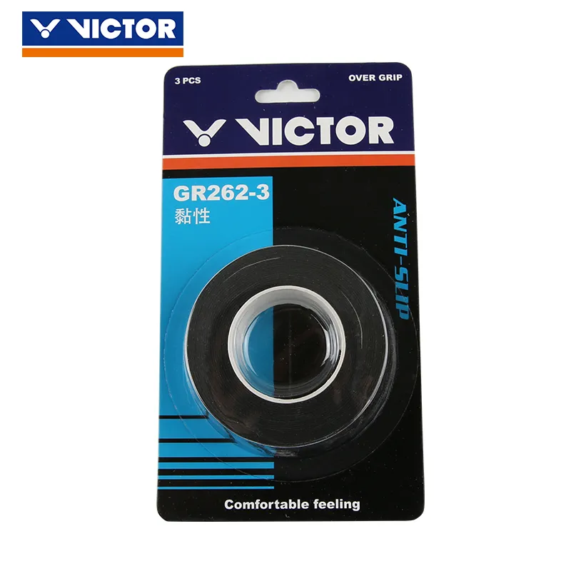 VICTOR Badminton Grip Tape Black Polyurethane Thin-3