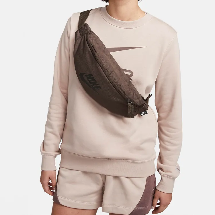 Nike Heritage Nylon Fanny Pack Regular Unisex Brown-5