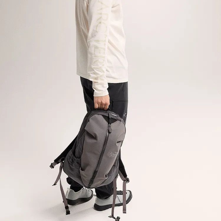 Arcteryx Nylon Outdoor Mountaineering Backpack Regular Unisex Gray-4