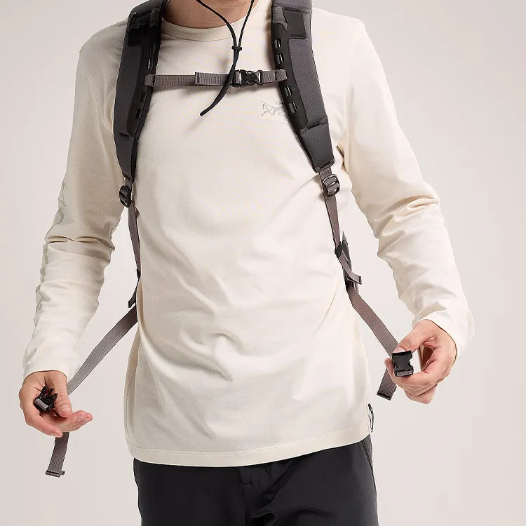 Arcteryx Nylon Outdoor Mountaineering Backpack Regular Unisex Gray-6