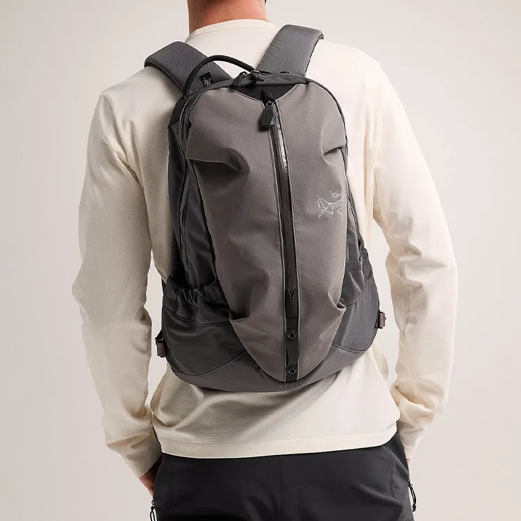 Arcteryx Nylon Outdoor Mountaineering Backpack Regular Unisex Gray-5