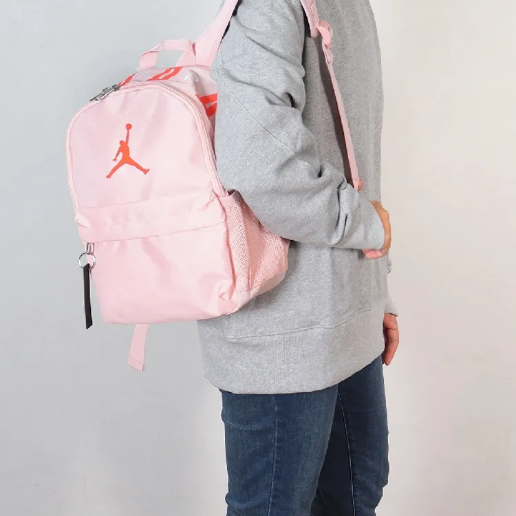 Jordan Polyester Backpack Small Size Unisex Pink-5