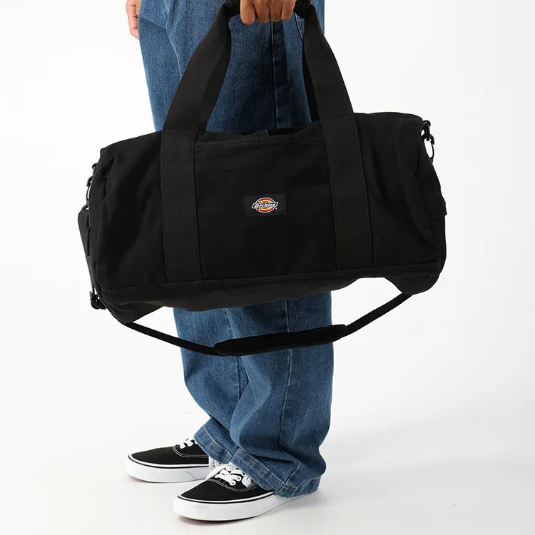 Dickies Cotton Luggage Bag Travel Bag Regular Unisex Black-4
