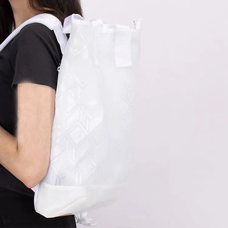 Adidas Originals Polyurethane Handbag Backpack Regular Unisex White-5