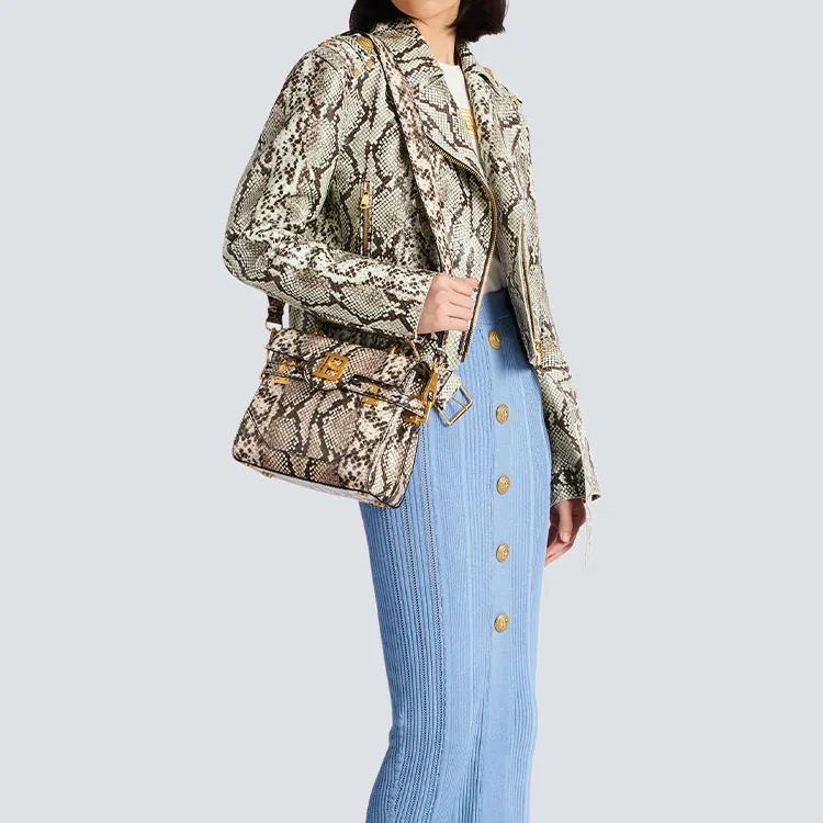 BALMAIN Embossed B-Buzz 23 Tote Bag-6