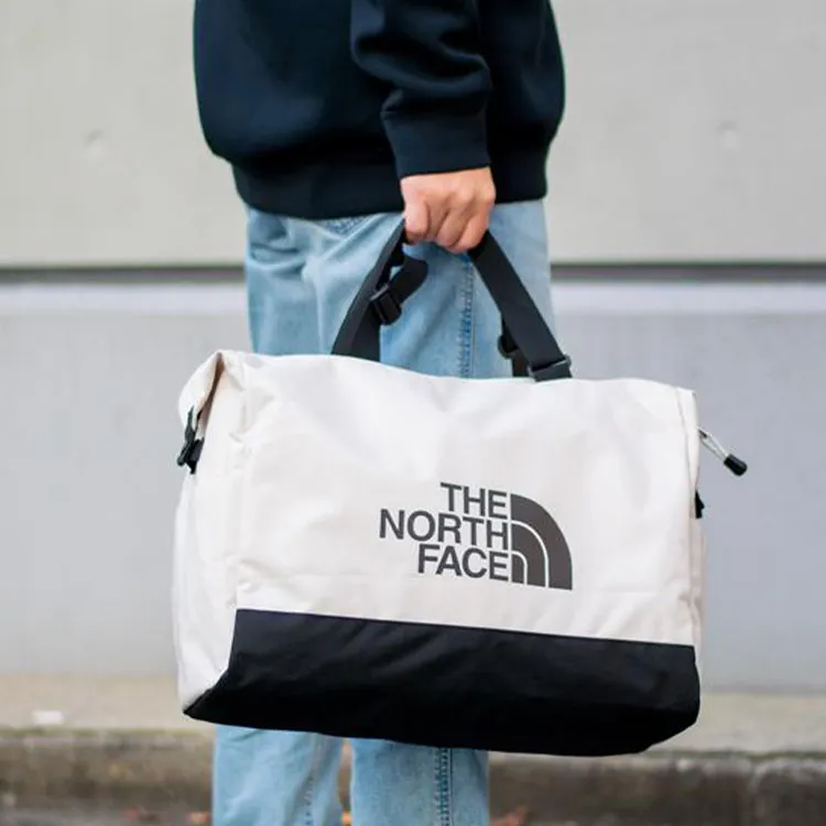 THE NORTH FACE Polyester Luggage Bag Handbag Regular Unisex Ecru-5