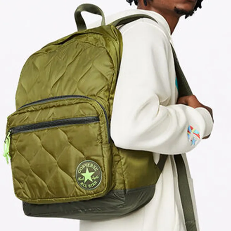 Converse GO 2 Canvas Backpack Regular Unisex Army Green-4