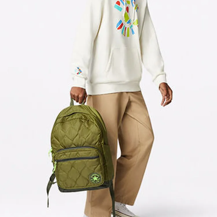 Converse GO 2 Canvas Backpack Regular Unisex Army Green-5