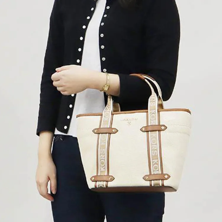 MICHAEL KORS Polyester With Cotton Portable Crossbody Bag, Shoulder Bag Women's Beige-3