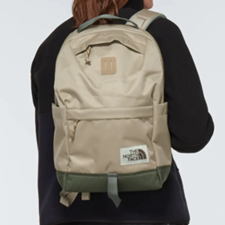 THE NORTH FACE Polyester Backpack Regular Unisex Dark Khaki Multicolor-3
