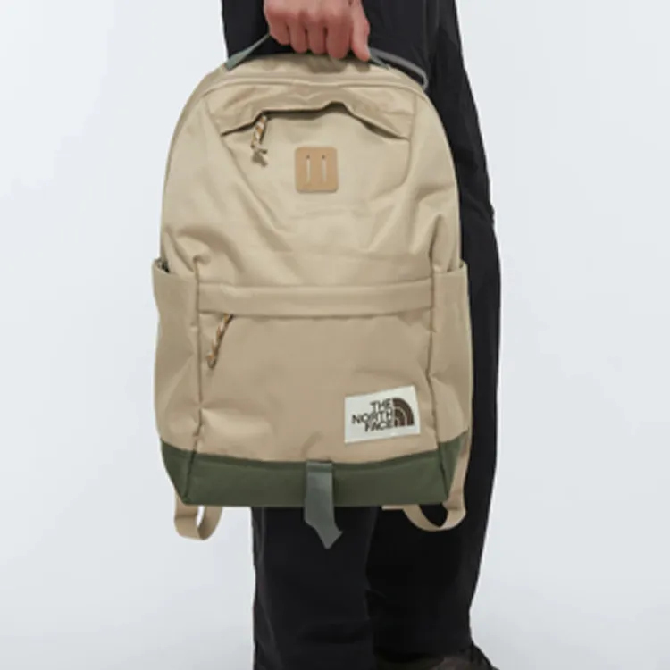 THE NORTH FACE Polyester Backpack Regular Unisex Dark Khaki Multicolor-2