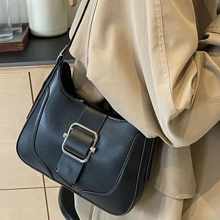 Duoluplo Doron Paul PU Shoulder Bag, Tote Bag, Shopping Bag, Crossbody Bag Regular Women's Silver/Ecru/Black/Coffee-13