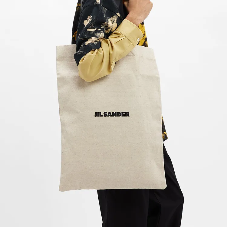 JIL SANDER Logo Printed Top Handle Bag-3