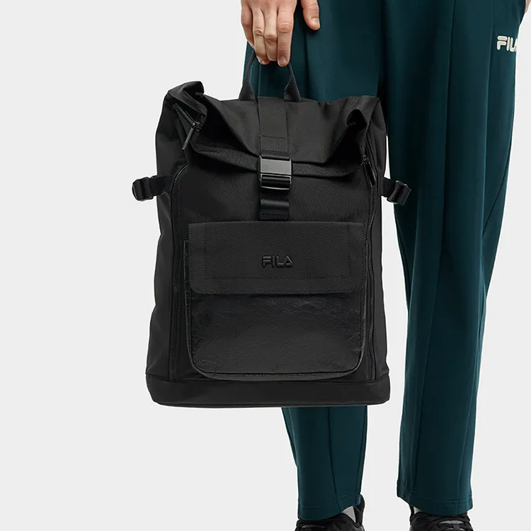 FILA Fabric Backpack Men's Jet Black-5