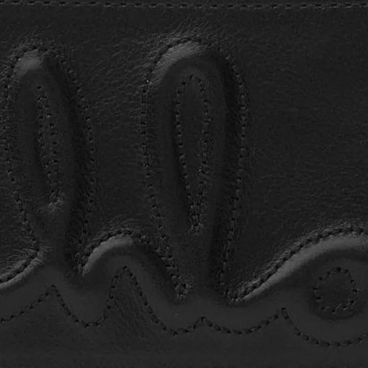 Chloe Calfskin Wallet Small Size Women's Black-3