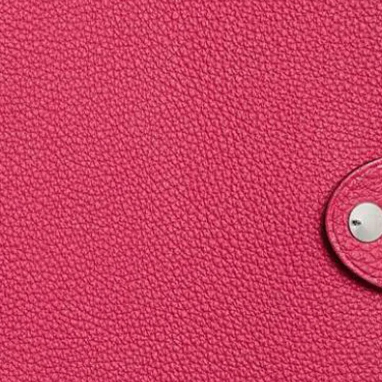HERMES Togo Calfskin Wallet Small Size Women's 0D Rose Mexico Pink-2