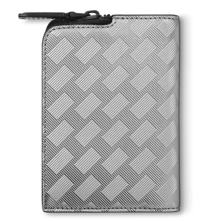 MONTBLANC Fabric Card Holder Regular Men's Dawn Silver-1