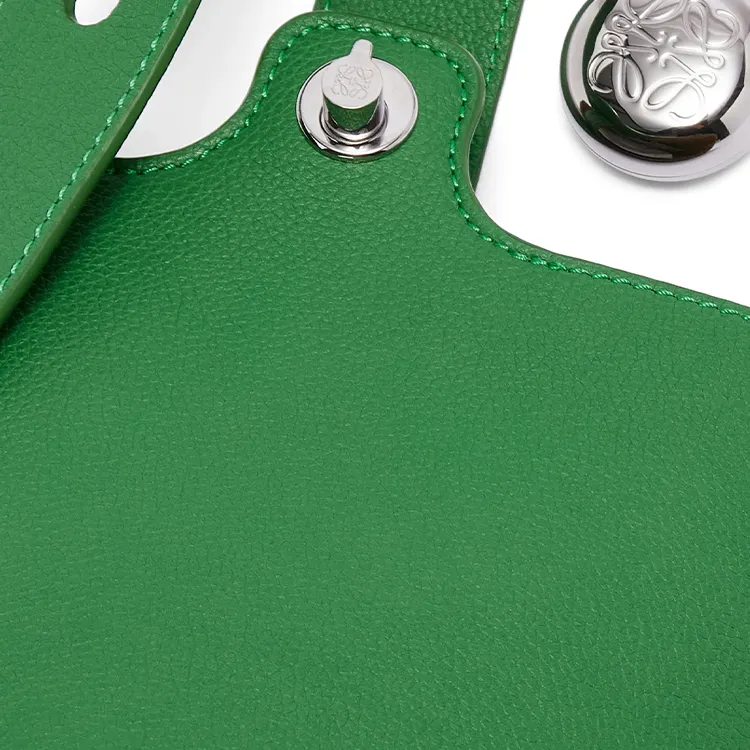 LOEWE Bucket Series Soft Grained Cow Leather Bucket Bags Shoulder Bag Crossbody Bag Handbag Mini Women's Tropical Green-5