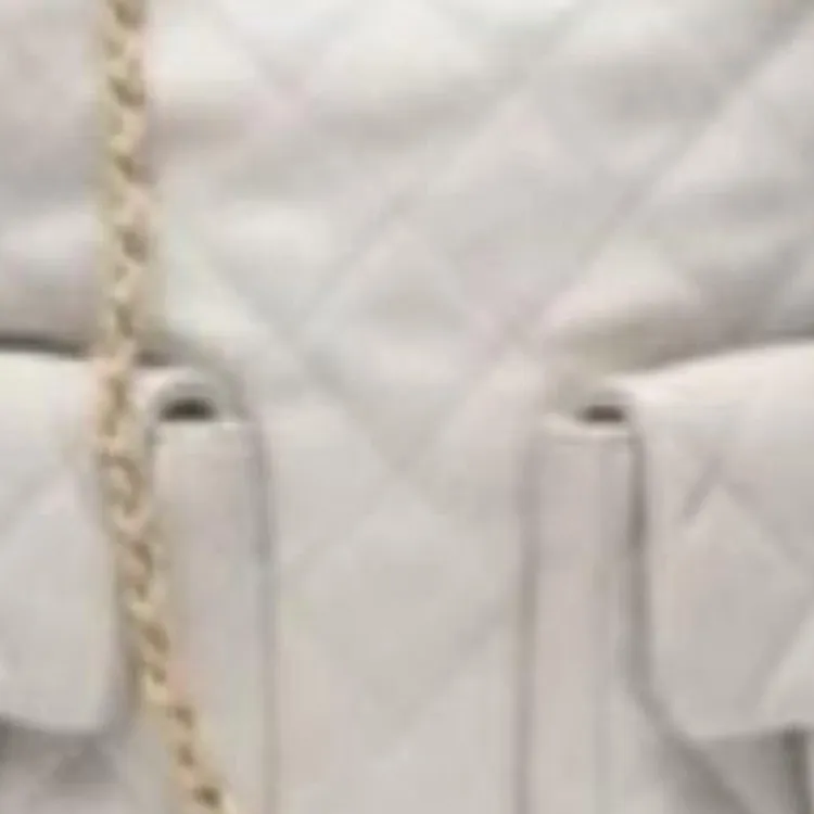 CHANEL Lambskin Backpack Women's Gray-1