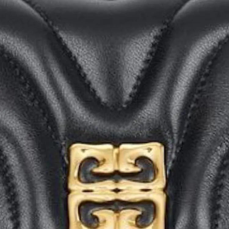 Givenchy 4G Liquid Lambskin Shoulder Bag Extra Mini Women's Black-5