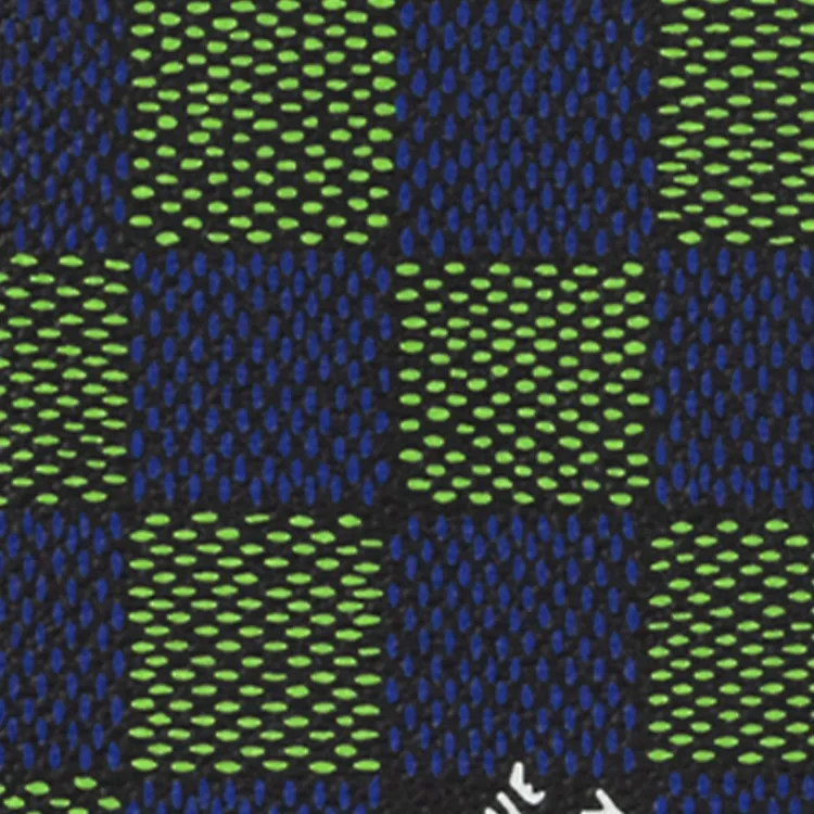 LOUIS VUITTON Passport Cover Damier Heritage Blue/Green-4