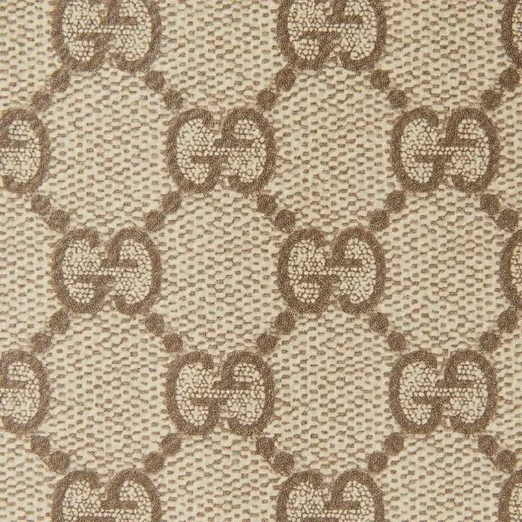 GUCCI Coated Fabric Wallet Men's Beige & Dark Brown-5