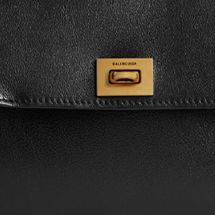 Balenciaga Rodeo Calfskin Wallet Regular Women's Black-3