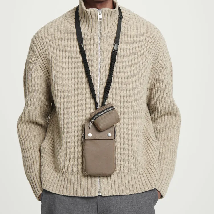 COS Nylon Wallet Regular Men's Khaki-2