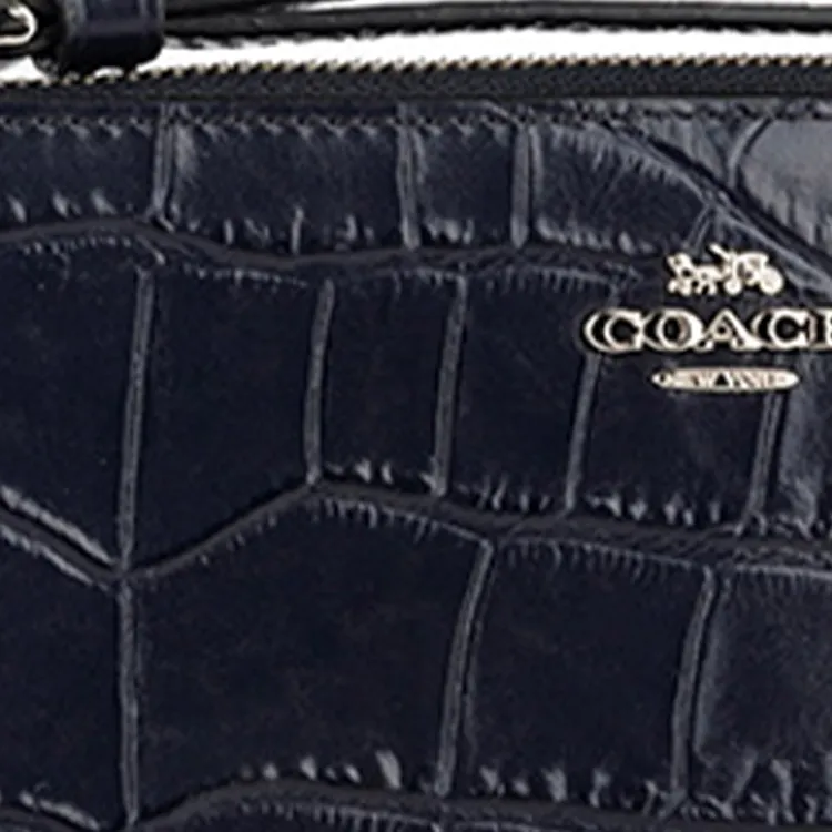 COACH Cow Leather Clutch Women's Black-3