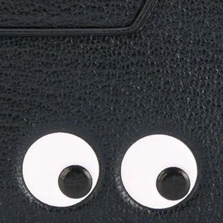 Anya Hindmarch Goatskin Card Holder, Coin Purse Women's Black-2