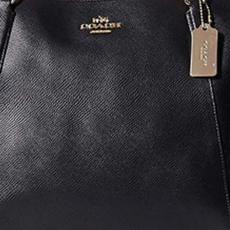 COACH Ava Leather Tote Bag Handbag Shoulder Bag Women's Black-2