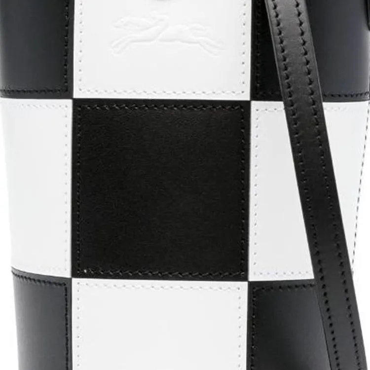 LONGCHAMP Épure Calfskin Bucket Bag Handbag Shoulder Bag Crossbody Bag Extra Small Women's Black White-3
