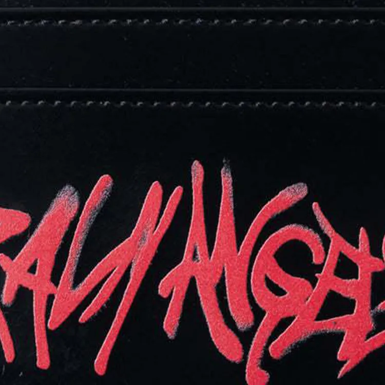 PALM ANGELS Graffiti Logo Printed Cardholder-2