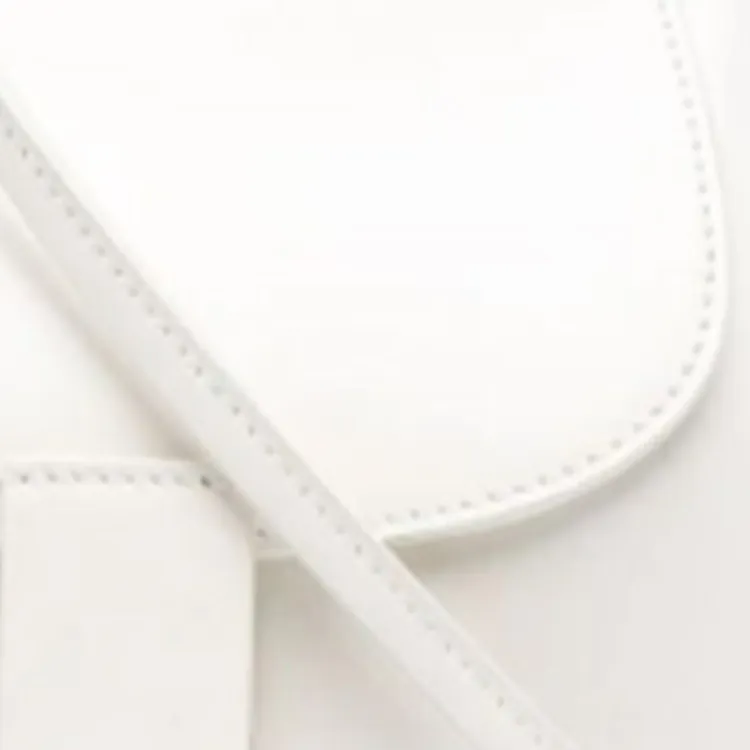 JIL SANDER Cow Leather Dome Bag Shoulder Bag Women's White-2