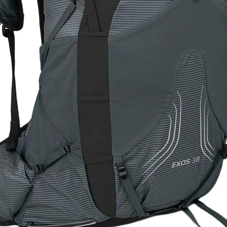 OSPREY Recycled Nylon Outdoor Mountaineering Bag Backpack Large Size Men's Tungsten Gray-3