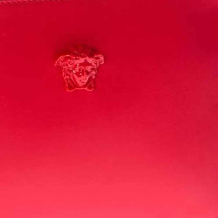 FANSIZHE VERSACE Cow Leather Coin Purse Clutch Women's Red-4