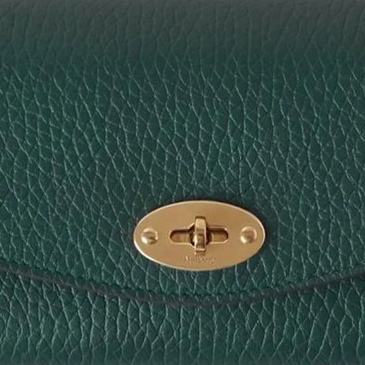 Mulberry Darley Cow Leather Wallet Women's Classic Green-3