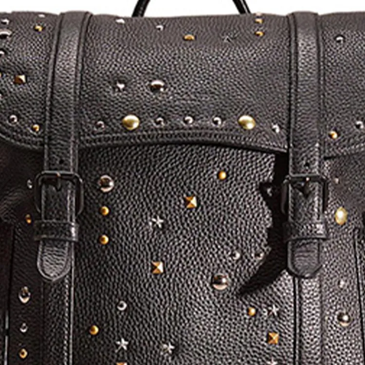COACH Metropolitan Pebbled Leather Backpack Medium Size Men's Black-3