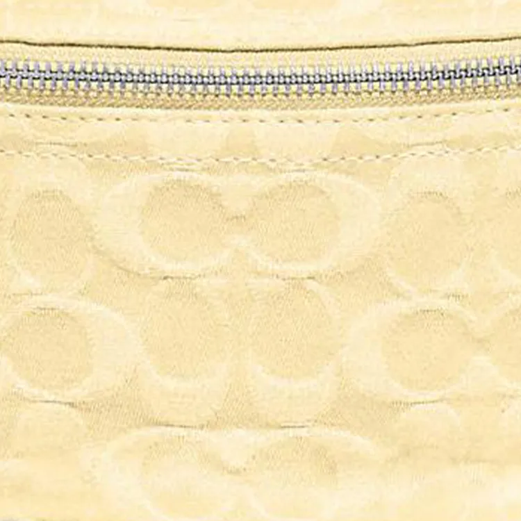 COACH Charter Fabric Sling Bag, Fanny Pack Tubas Women's Light Yellow-3