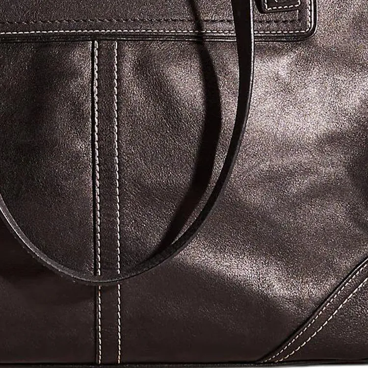 COACH Gallery Quilting Leather Tote Bag Shopping Bag Shoulder Bags Large Size Women's Black-2