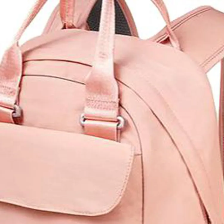 CAMS Fabric Backpack Unisex Pink Peach-1