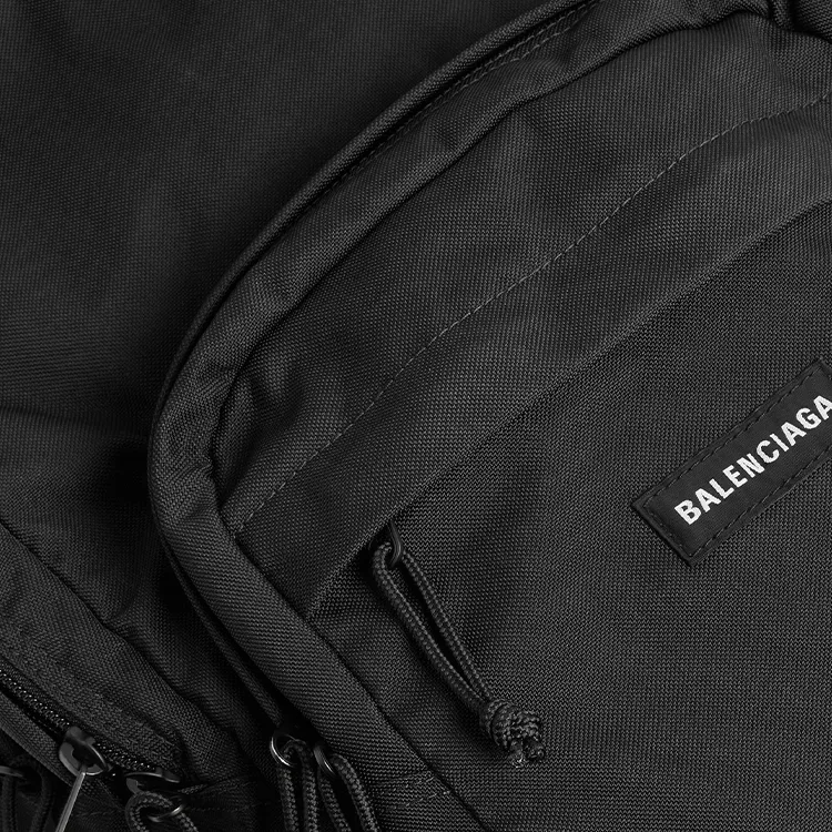 Balenciaga Explorer Polyamide Blended With Polyester Backpack Men's Black-4
