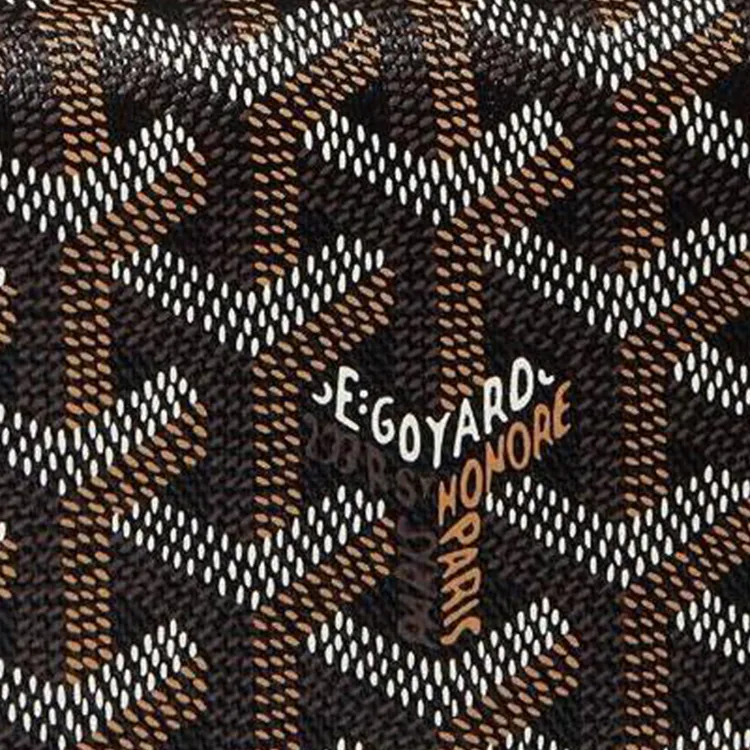 GOYARD MALESHERBES Canvas With Leather Card Holder Unisex Black-3