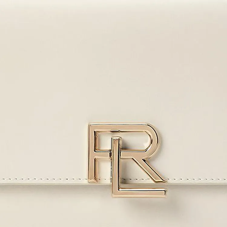 Ralph Lauren Calfskin Crossbody Handbag Women's White-4