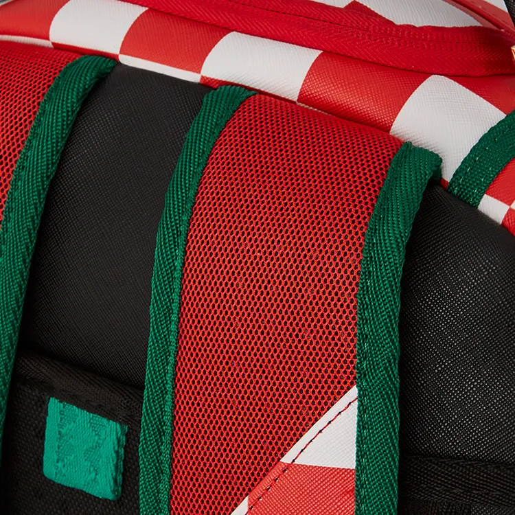 SPRAYGROUND X Five Nights At Freddy's Pizza Takeout DLXV Backpack Red/White/Green-7