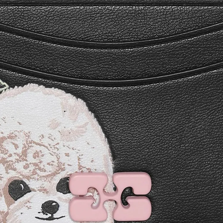GANNI Dog print Cardholder-2