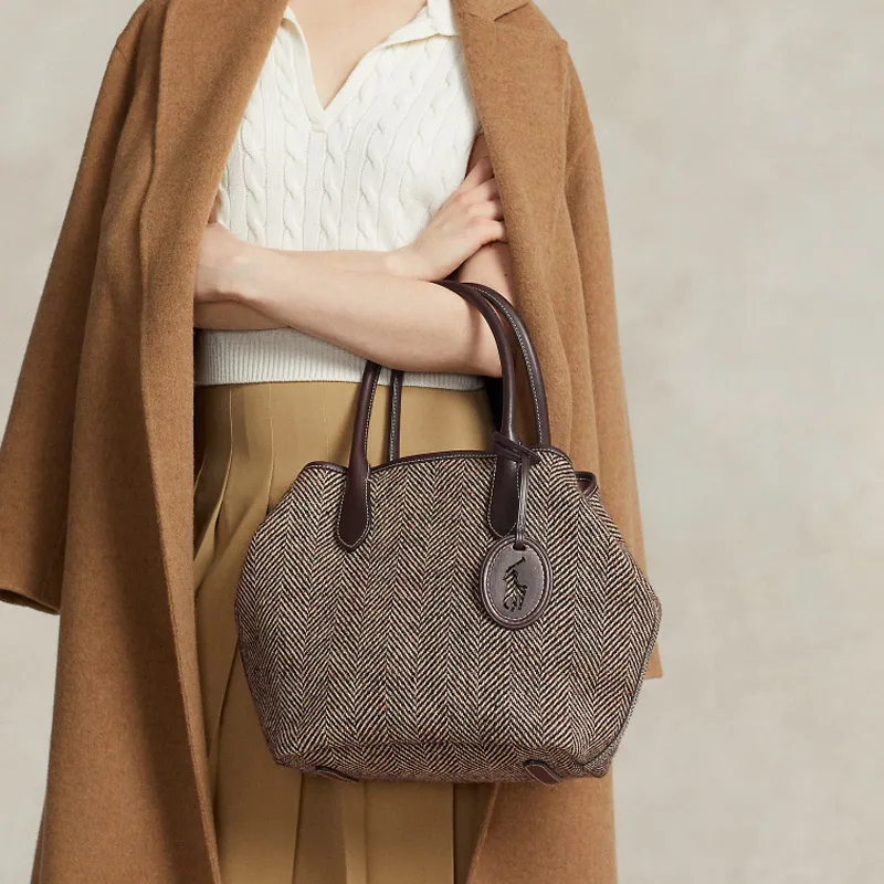 Polo Ralph Lauren Bellport Handbags Brown-5