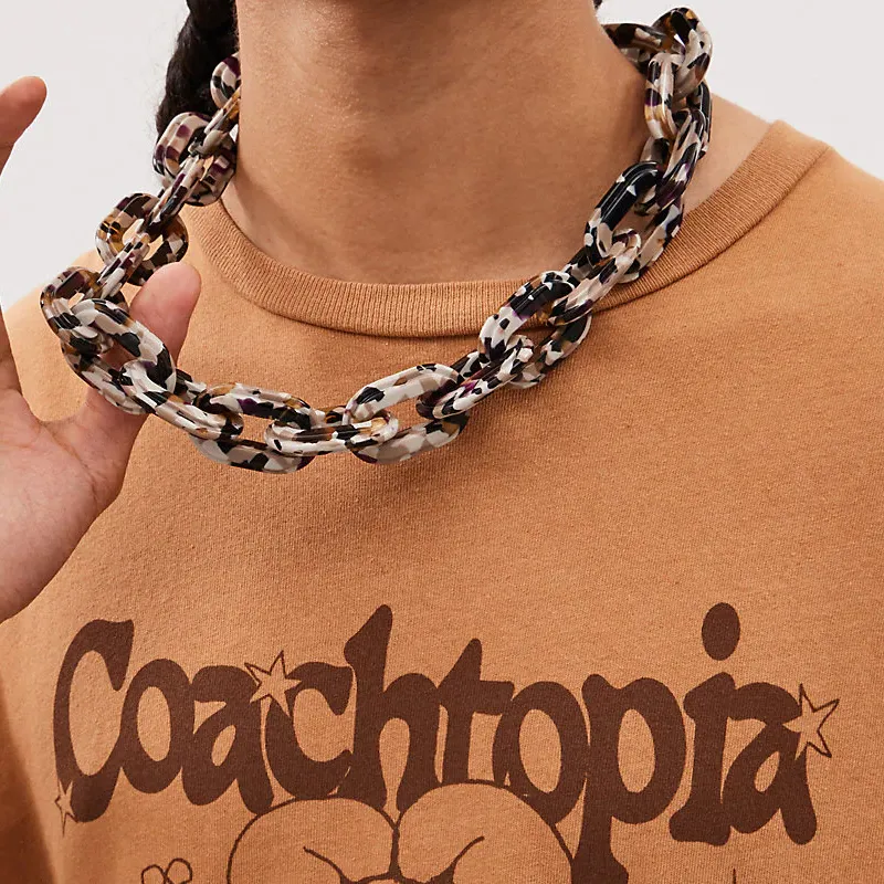 Coachtopia Recycled Plastic Bag Strap Accessory Women's Brown & Black-3