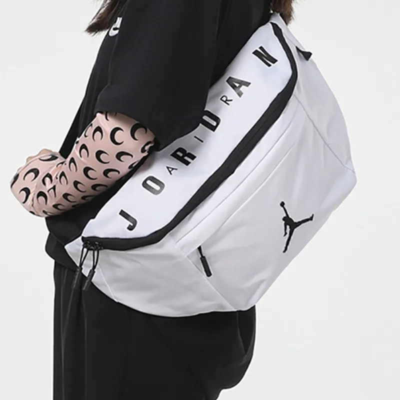 Jordan Polyester Crossbody Bags Fanny Pack Regular Unisex White-4